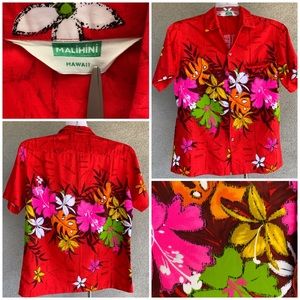 🌴 “Malihini” Men’s Hawaiian Aloha Shirt 🌴